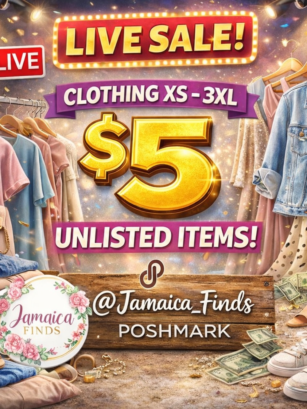 8/6/2026 $5 Unlisted 💋 Random Pulls🌹Size XS-3XL 🌹